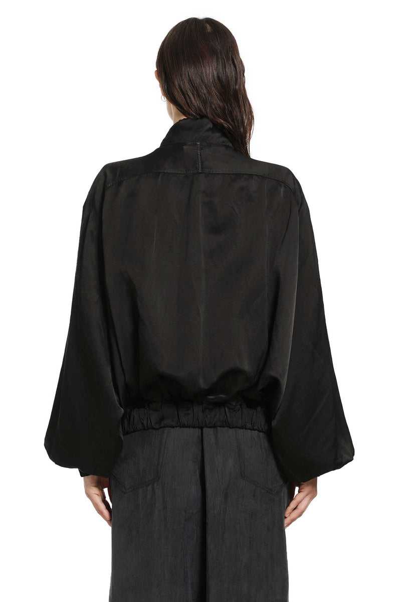 ANDREA YA AQOV Satin Bomber woman