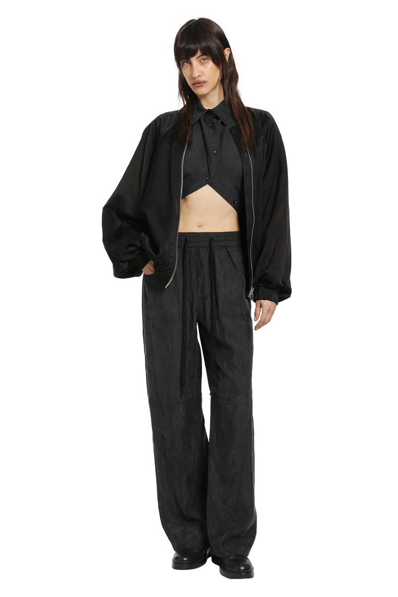 ANDREA YA AQOV Cropped Jacquard Shirt woman