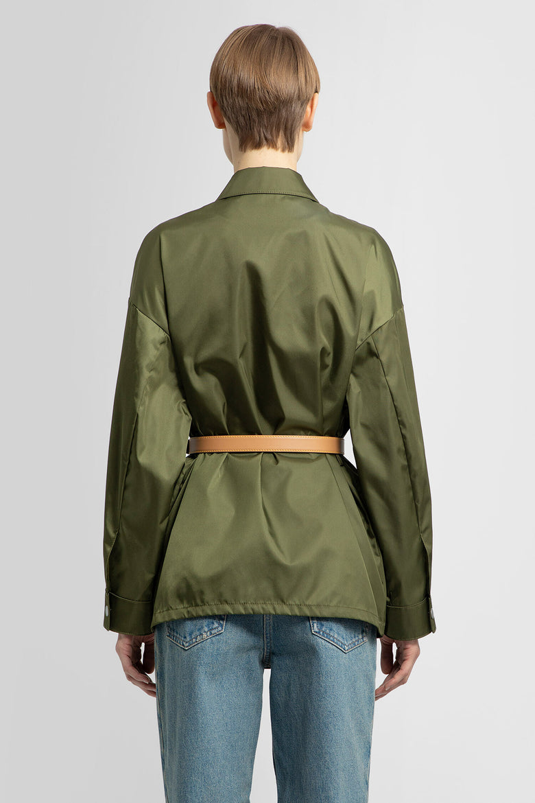 PRADA WOMAN GREEN JACKETS