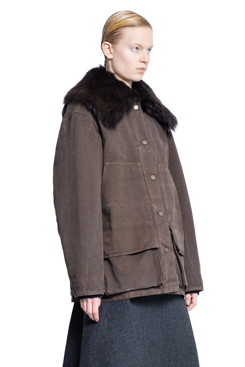PRADA WOMAN BROWN JACKETS - Antonioli.eu