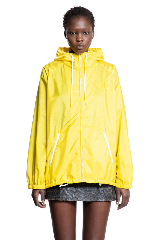 PRADA WOMAN YELLOW JACKETS
