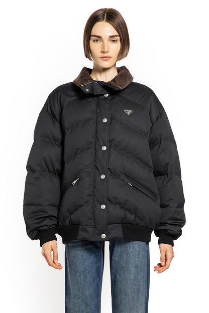 PRADA WOMAN BLACK JACKETS