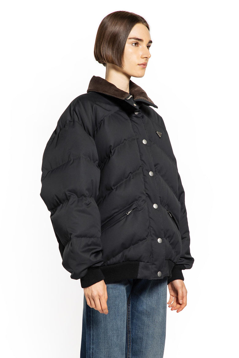 PRADA WOMAN BLACK JACKETS