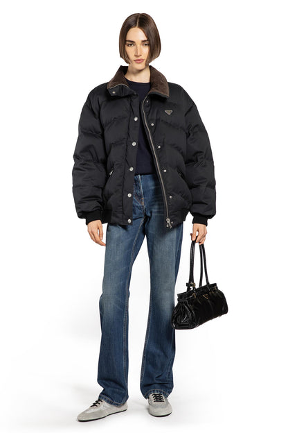 PRADA WOMAN BLACK JACKETS