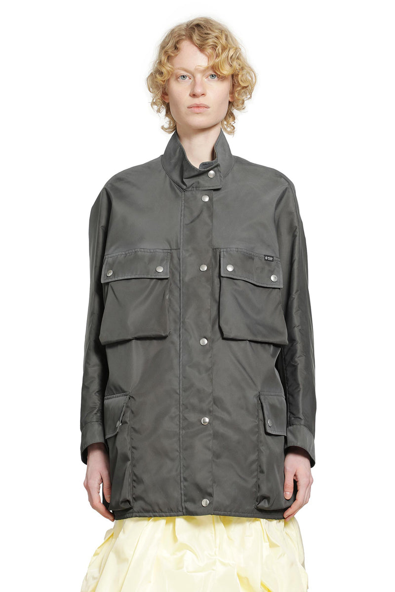 PRADA Washed Re-Nylon Rain Jacket woman