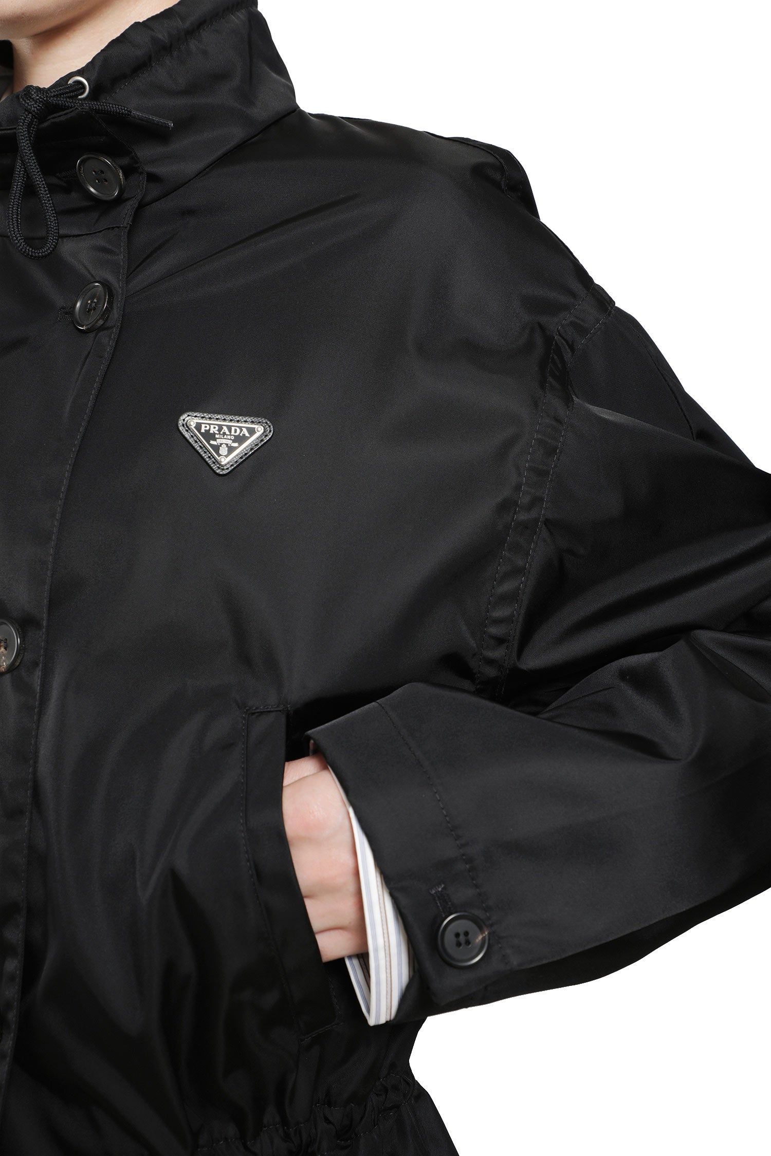 PRADA Re-Nylon Rain Jacket woman