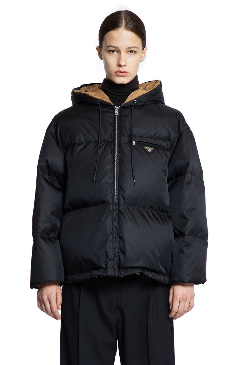 Re-Nylon Hooded Down Jacket