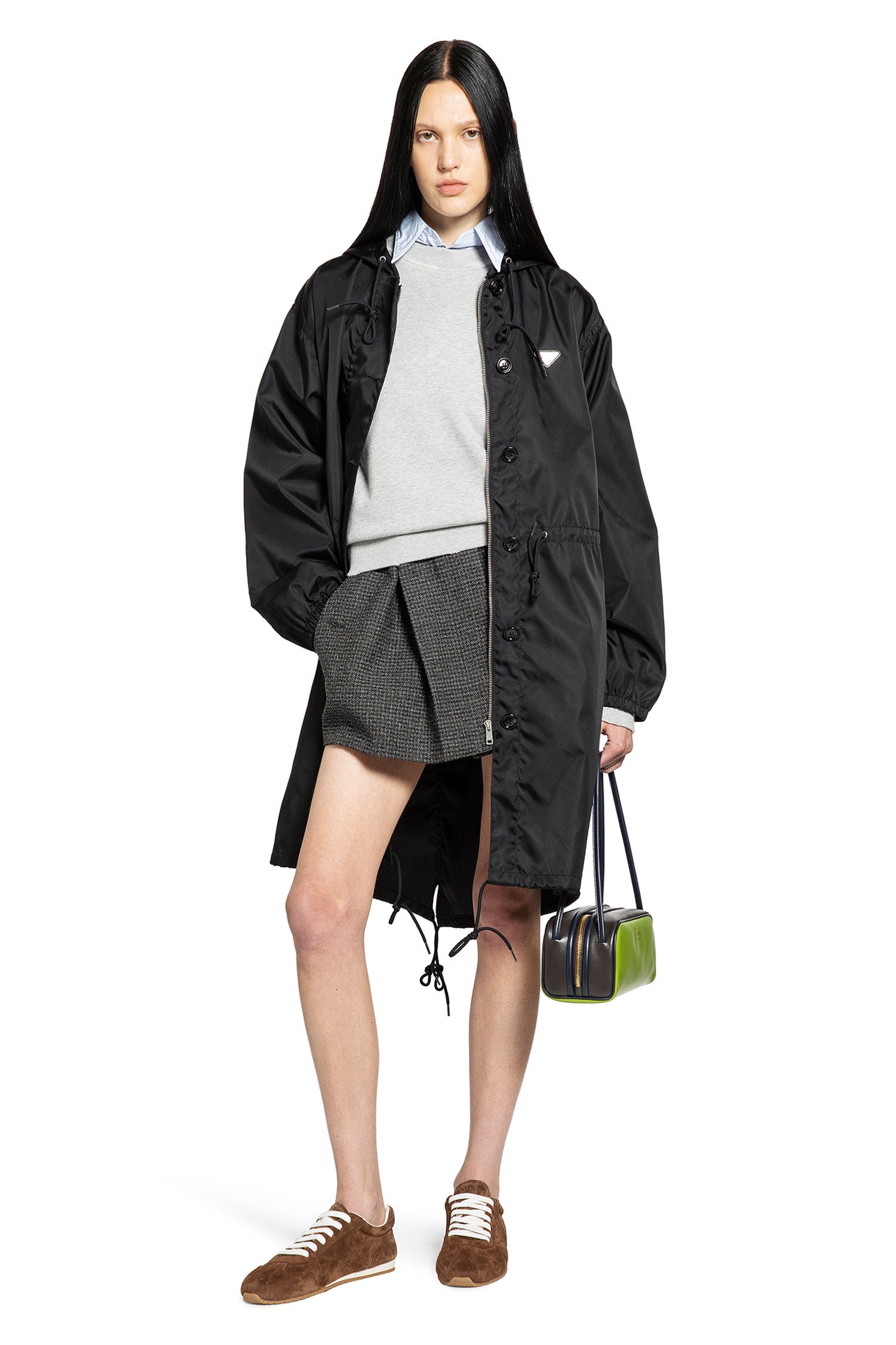 PRADA WOMAN BLACK COATS - Antonioli.eu