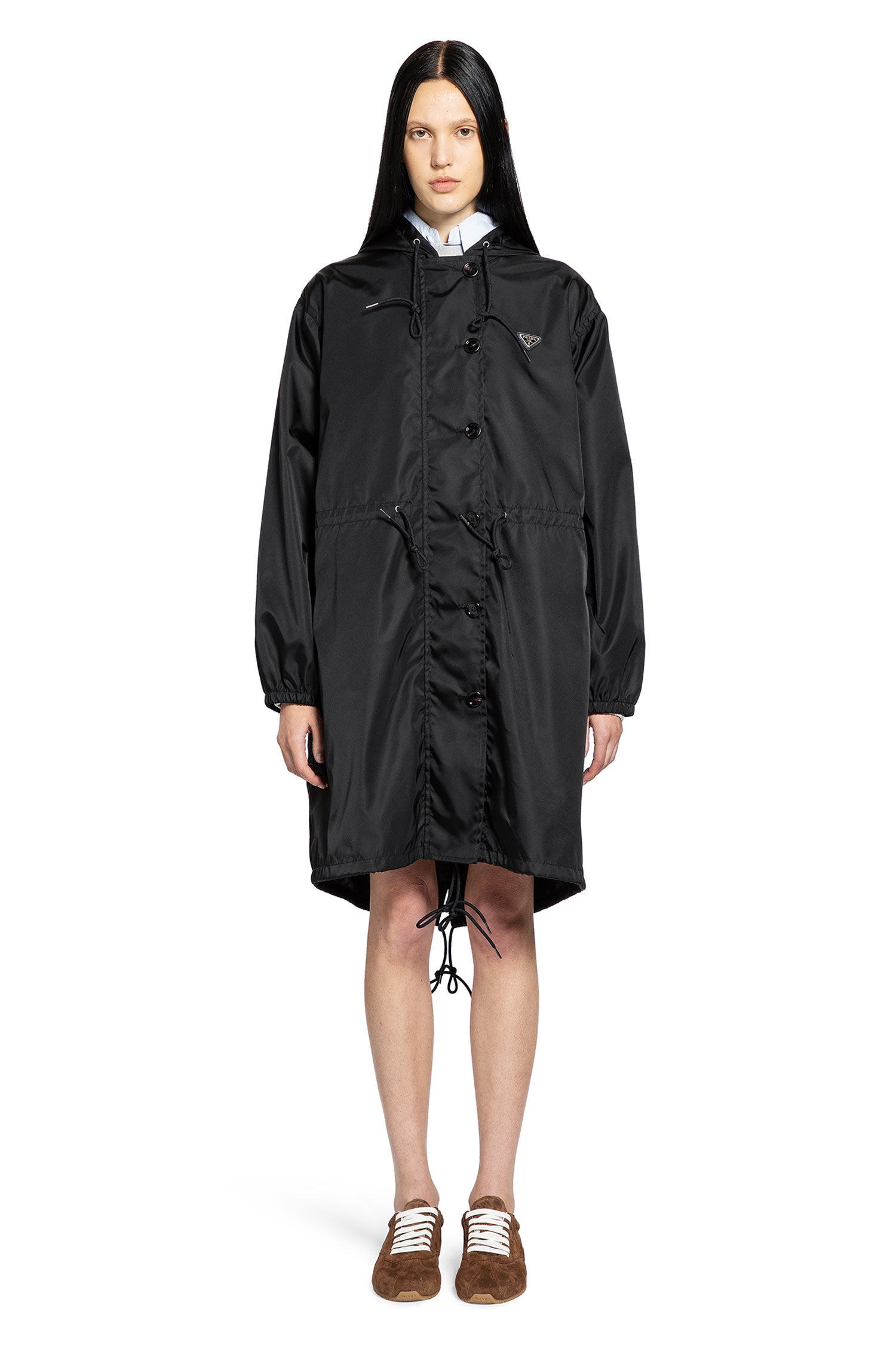 PRADA WOMAN BLACK COATS - Antonioli.eu