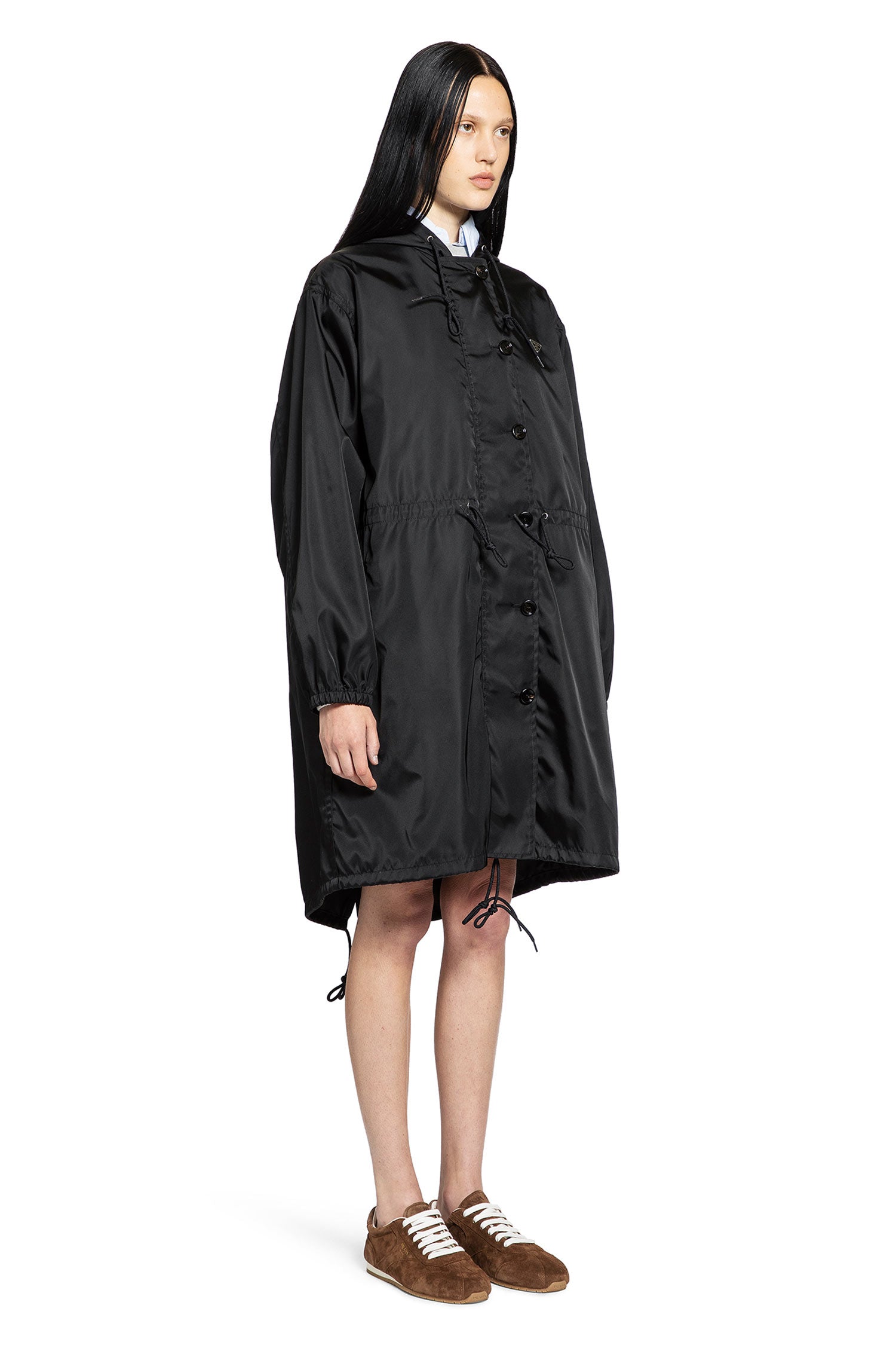 PRADA WOMAN BLACK COATS - Antonioli.eu