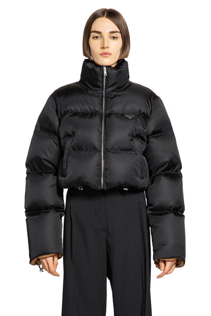 PRADA WOMAN BLACK JACKETS