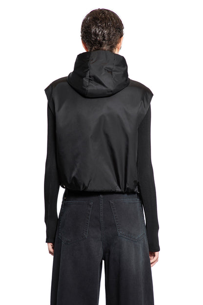 PRADA WOMAN BLACK VESTS