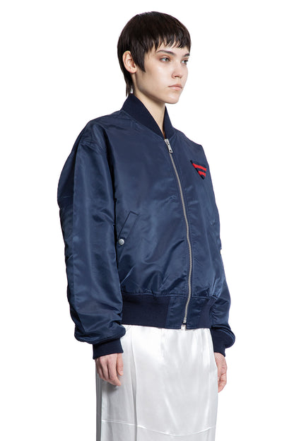 PRADA WOMAN BLUE JACKETS