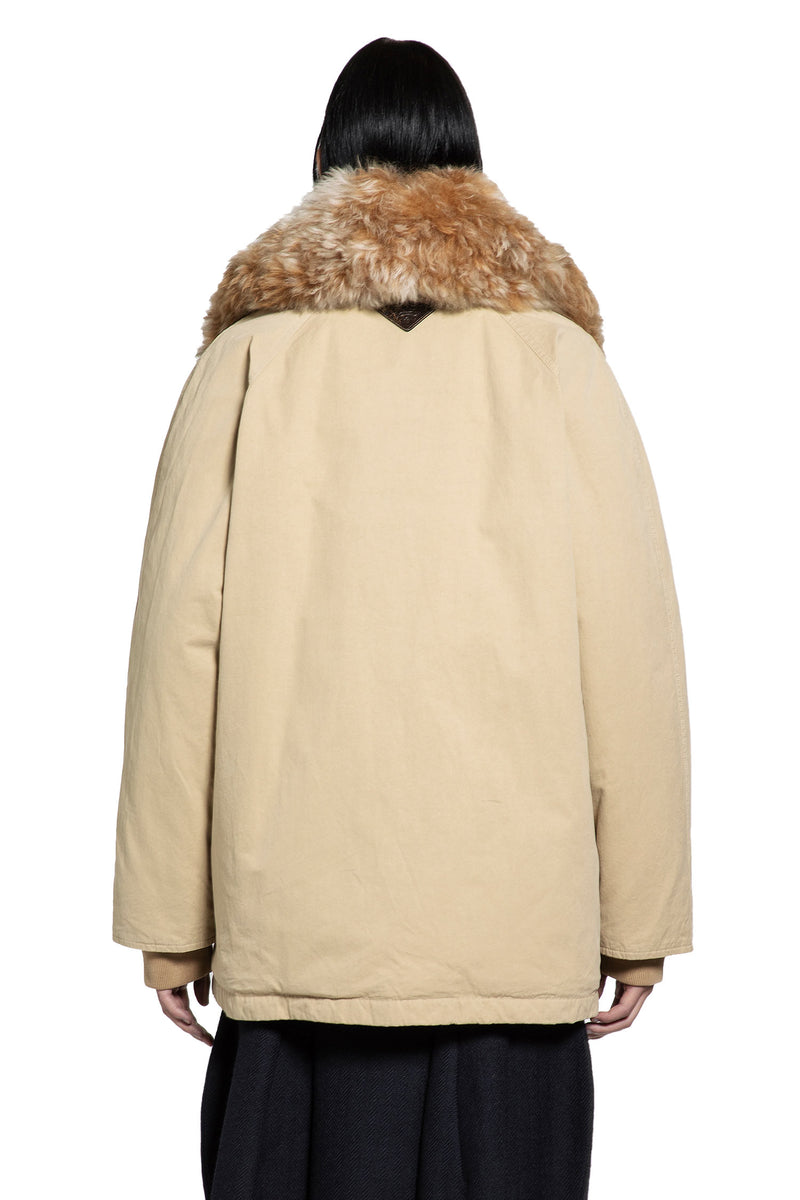 Shearling trimmed Padded Jacket