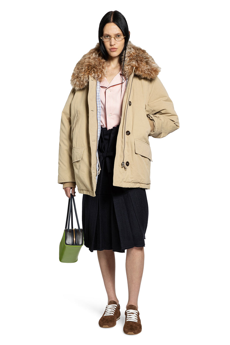 Shearling trimmed Padded Jacket