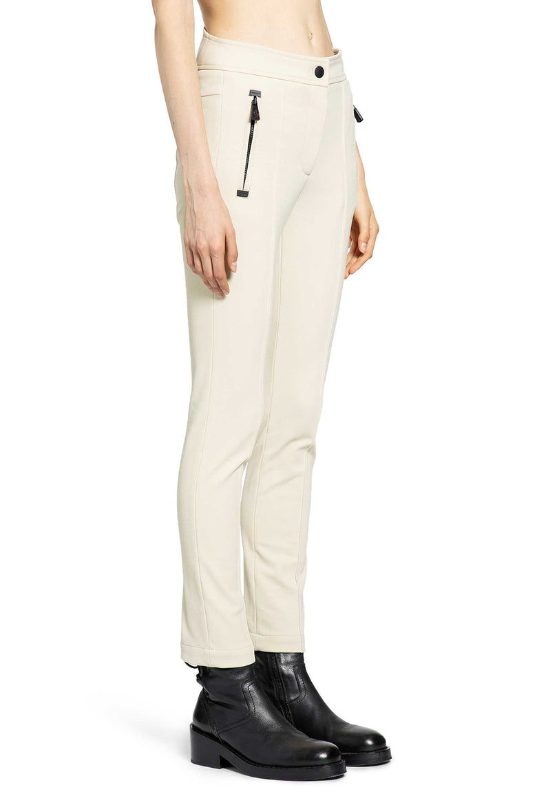 MONCLER GRENOBLE WOMAN BEIGE TROUSERS