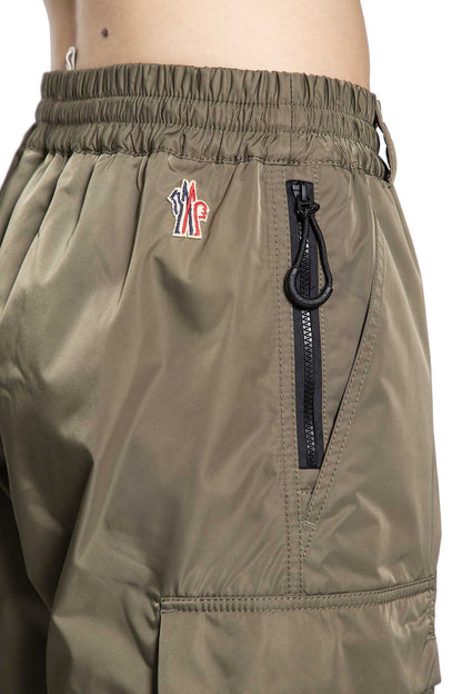 MONCLER GRENOBLE MAN GREEN TROUSERS
