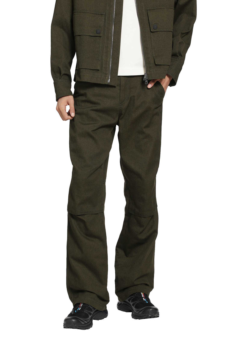 MONCLER GRENOBLE Straight Leg Cotton Trousers man