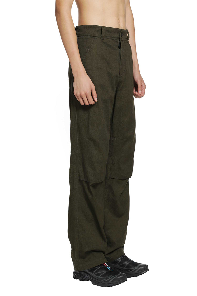 MONCLER GRENOBLE Straight Leg Cotton Trousers man