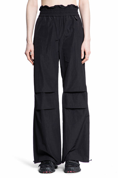 MONCLER WOMAN BLACK TROUSERS