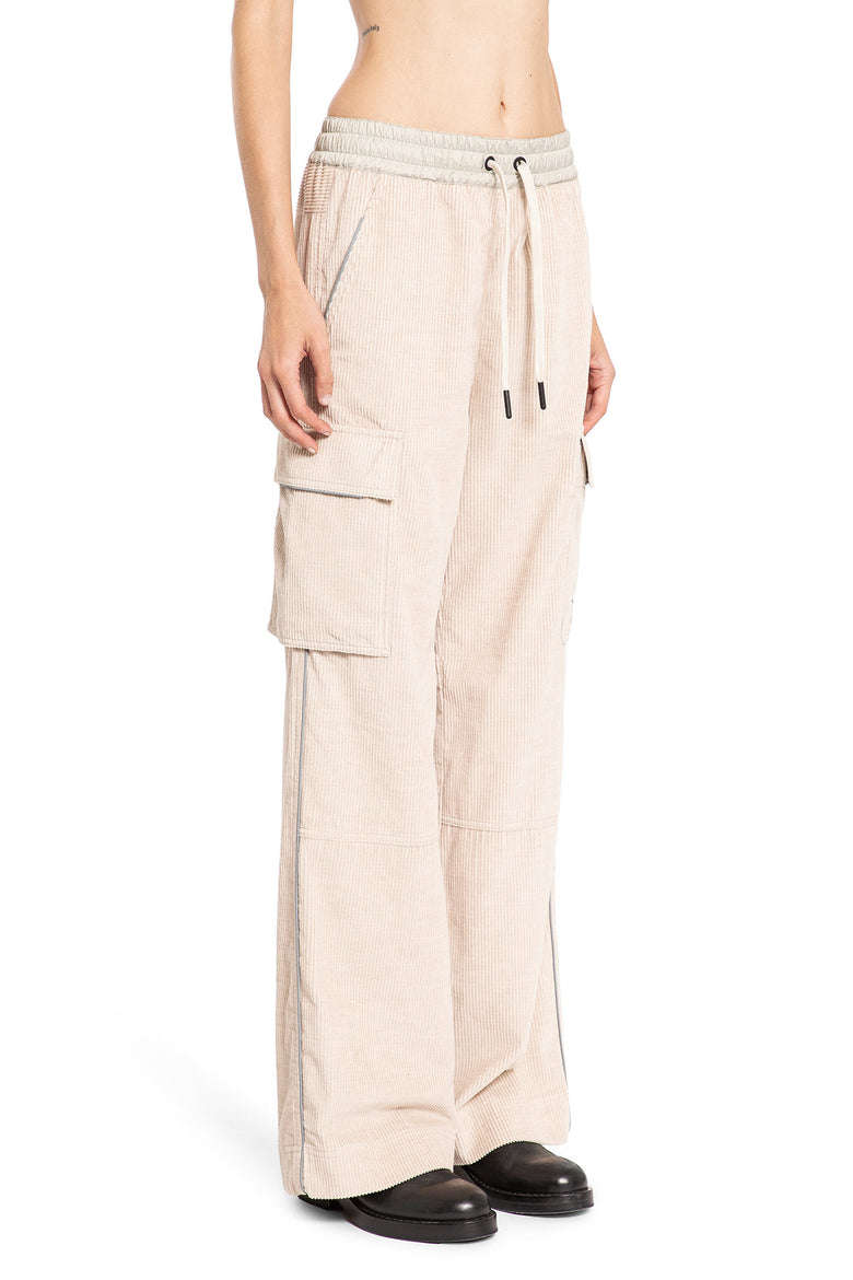 MONCLER GRENOBLE WOMAN BEIGE TROUSERS