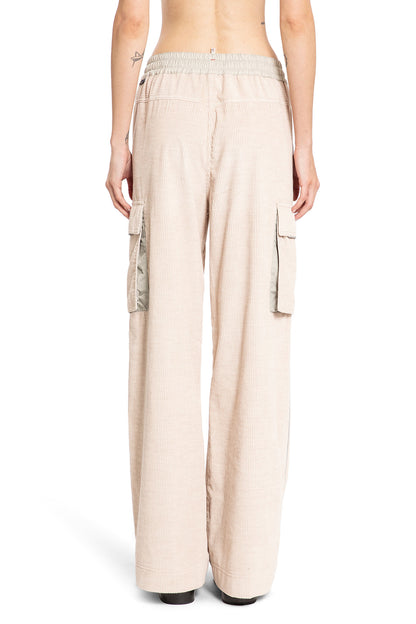 MONCLER GRENOBLE WOMAN BEIGE TROUSERS