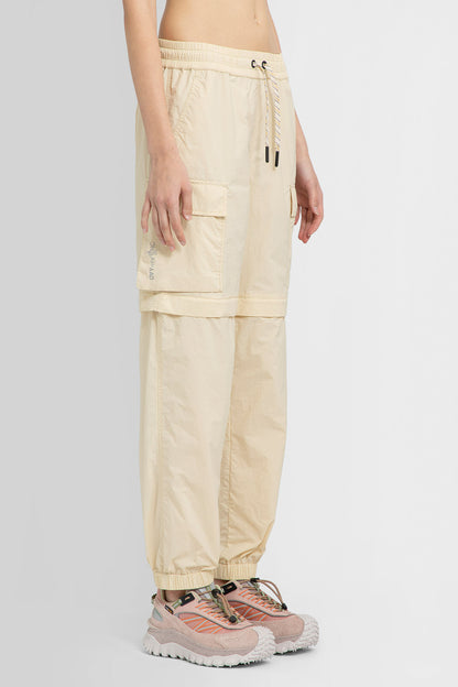 MONCLER GRENOBLE WOMAN BEIGE TROUSERS