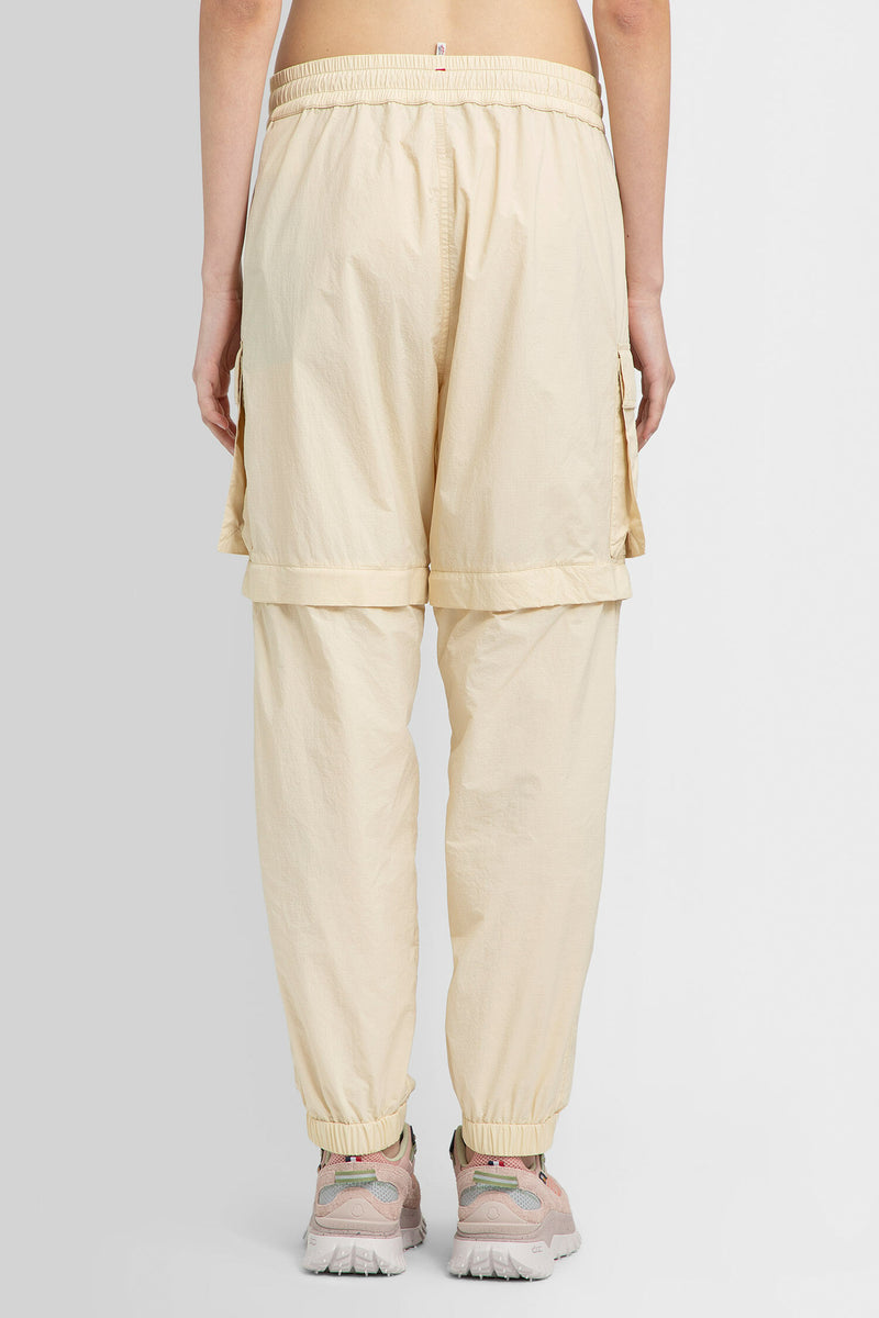 MONCLER GRENOBLE WOMAN BEIGE TROUSERS
