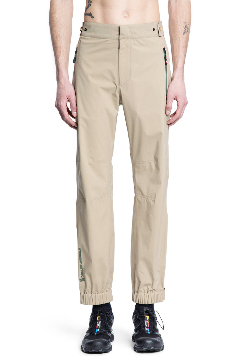 MONCLER GRENOBLE MAN BEIGE TROUSERS