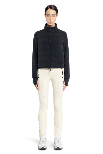 MONCLER GRENOBLE WOMAN OFF-WHITE TROUSERS