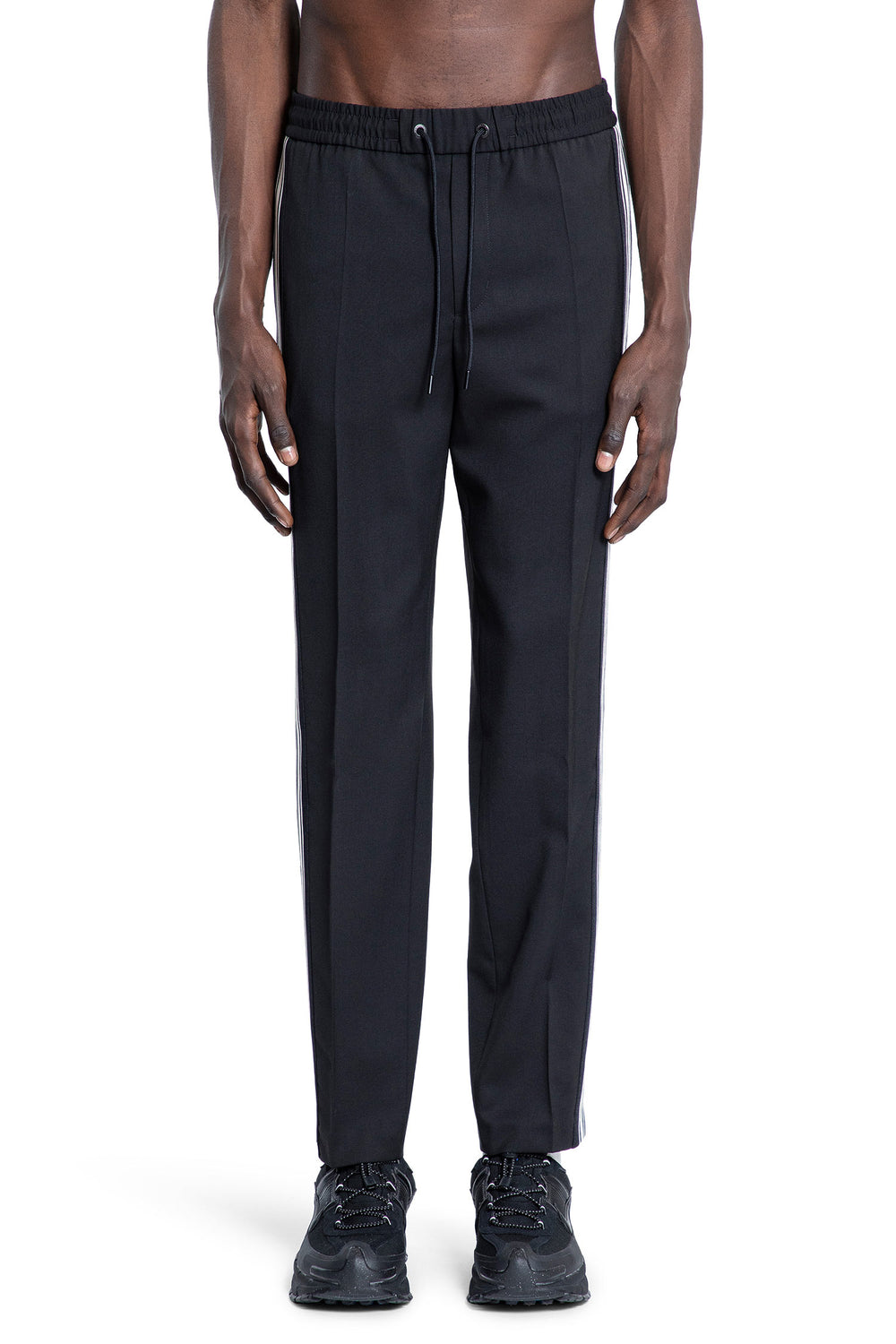 MONCLER MAN BLACK TROUSERS