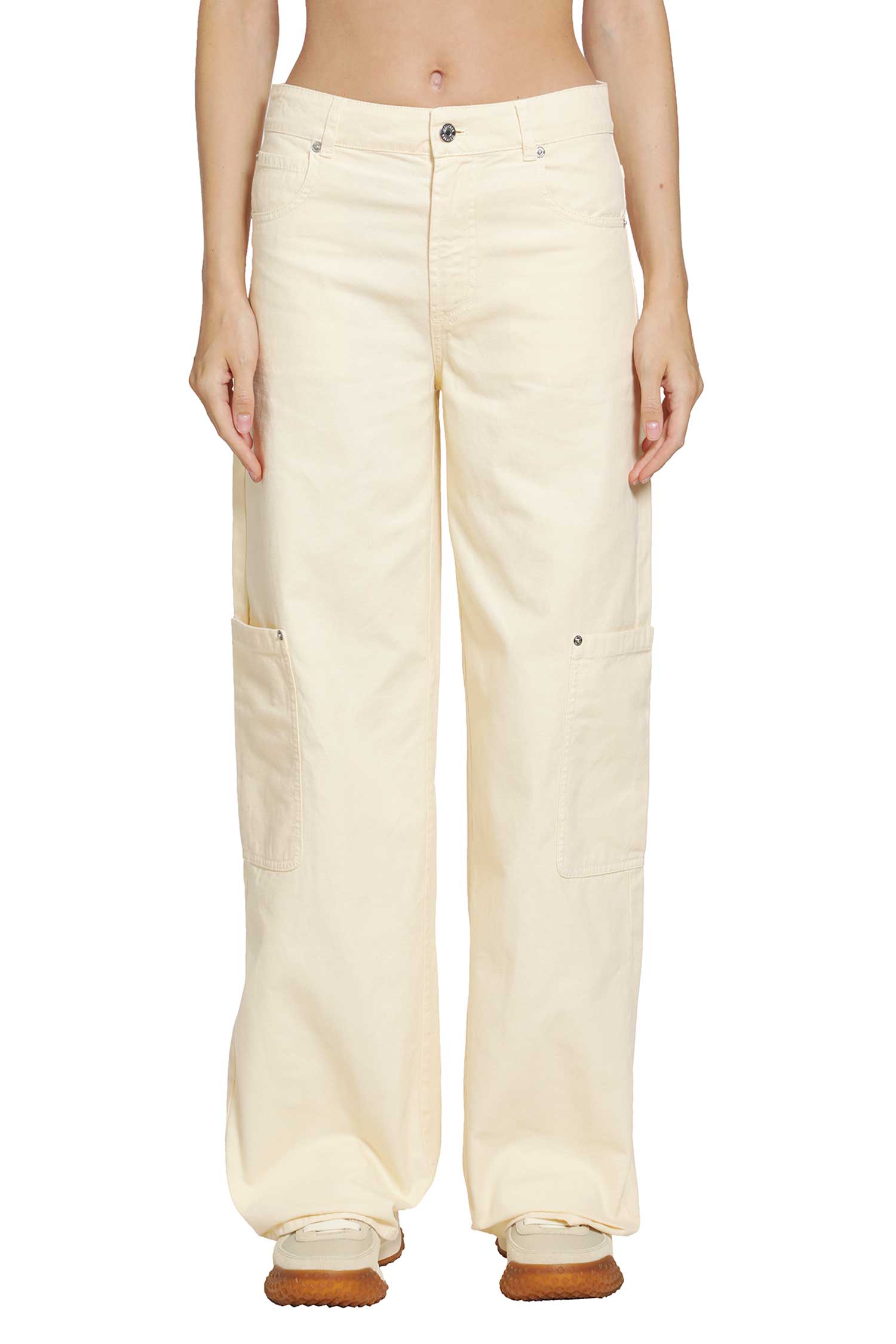 MONCLER Canva Cargo Trousers woman