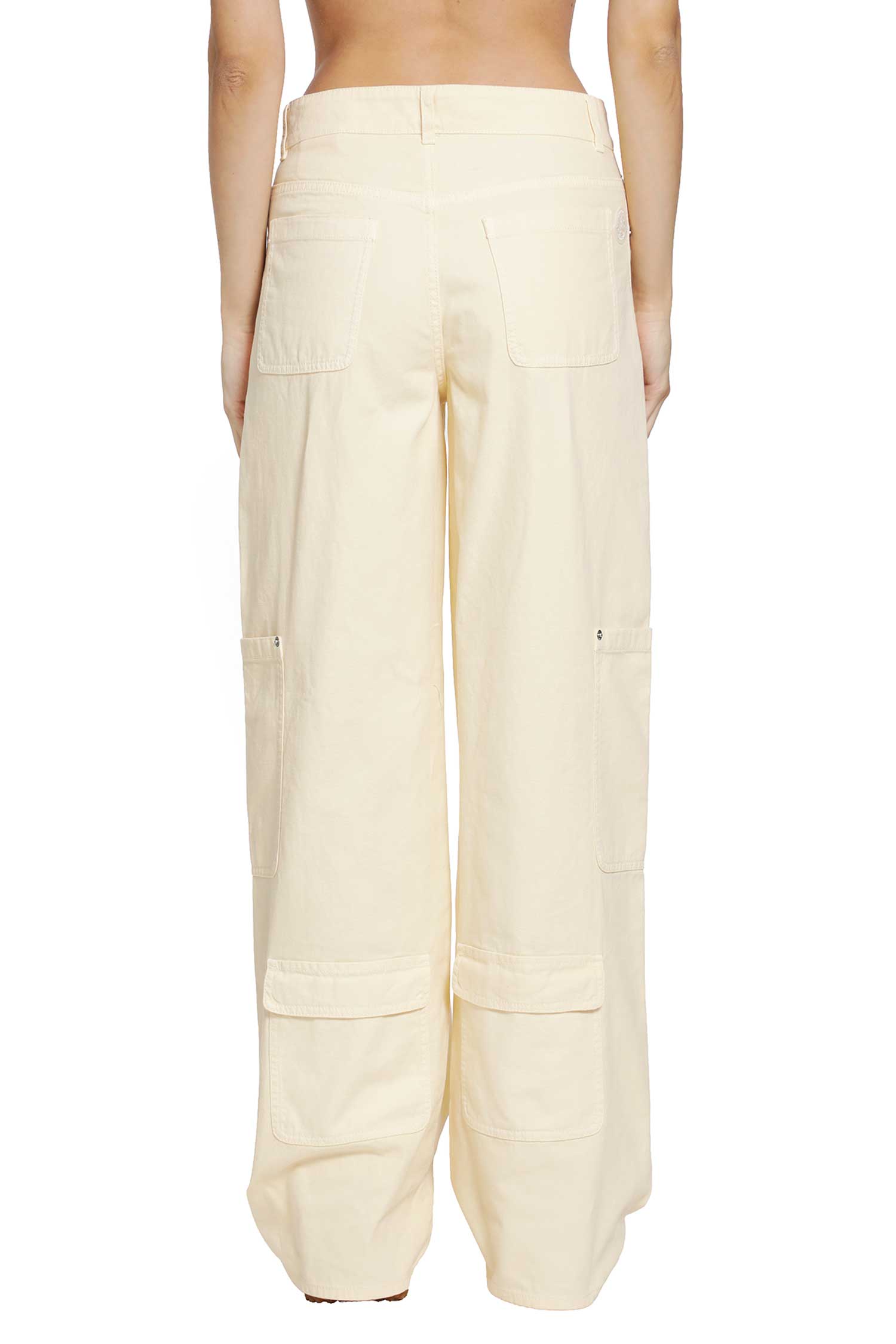 MONCLER Canva Cargo Trousers woman