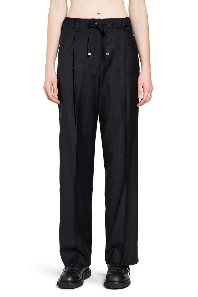 Wool Gabardine Tailored Pants