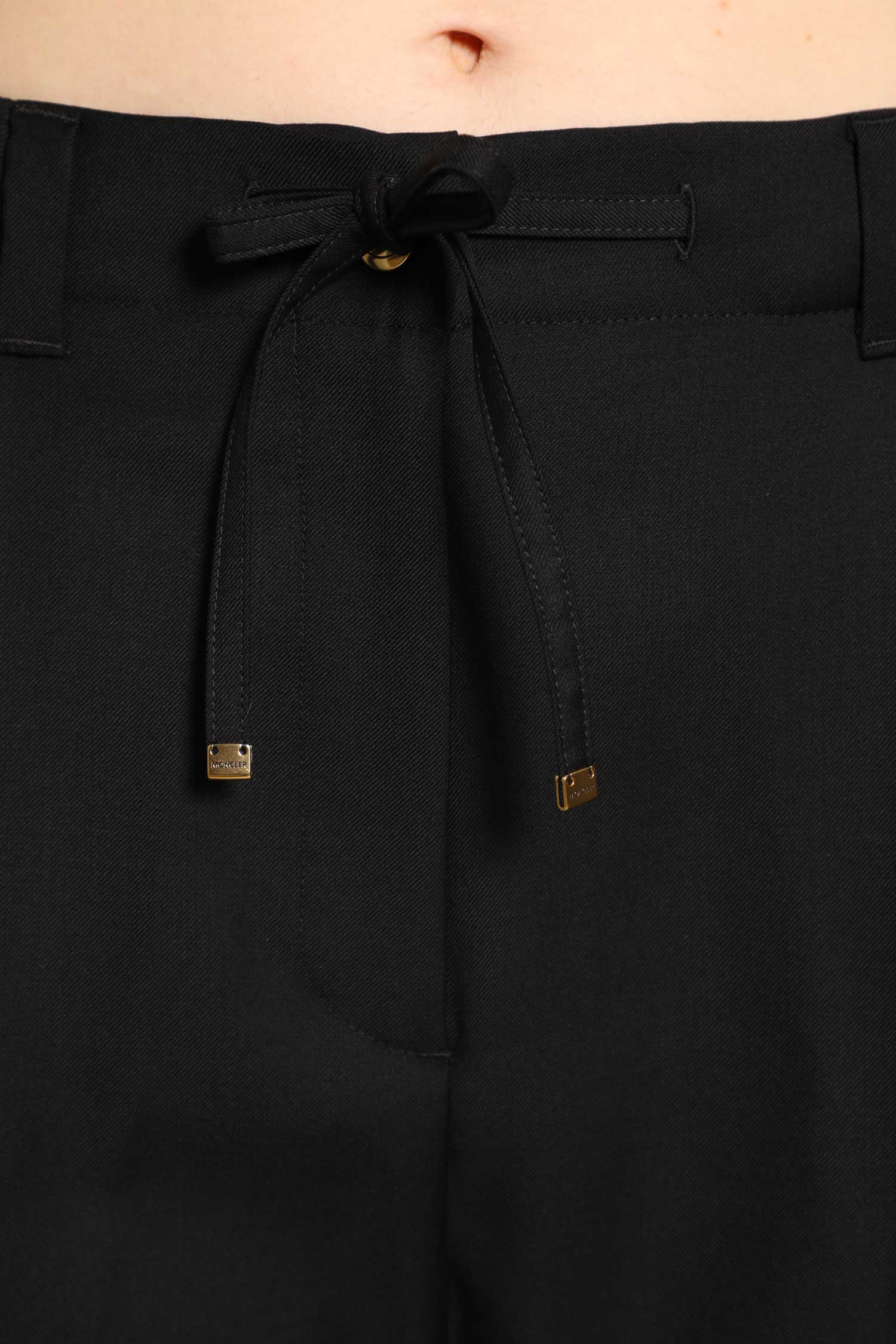 Wool Gabardine Tailored Pants