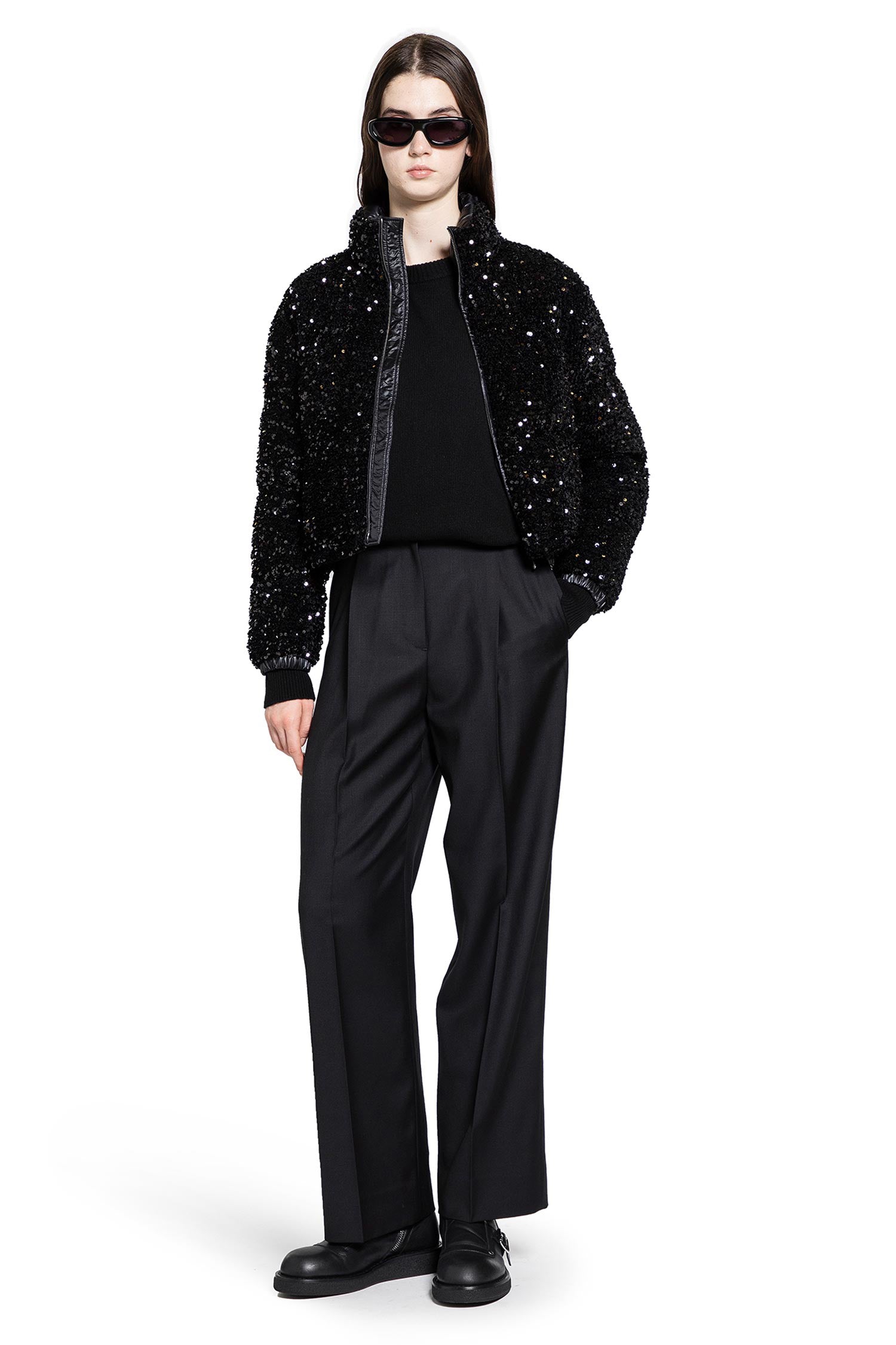 Wool Gabardine Tailored Pants
