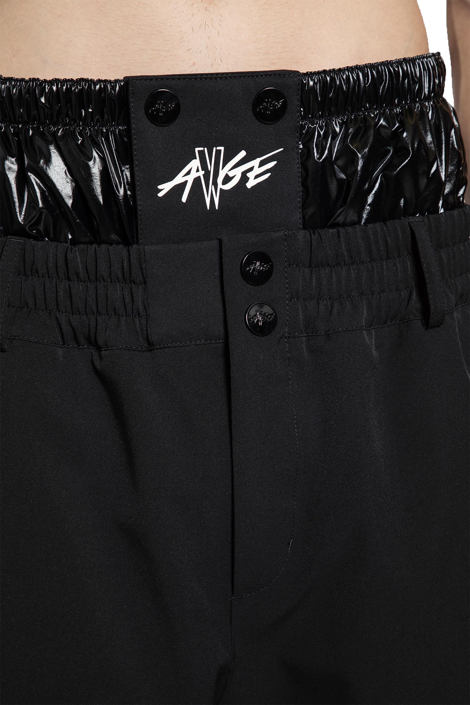 Asap Rocky Logo Print Nylon Shorts