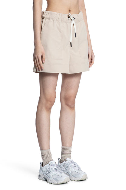 MONCLER GRENOBLE WOMAN BEIGE SHORTS