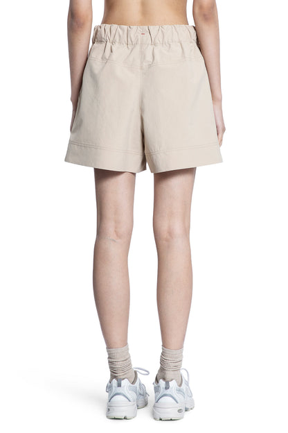 MONCLER GRENOBLE WOMAN BEIGE SHORTS