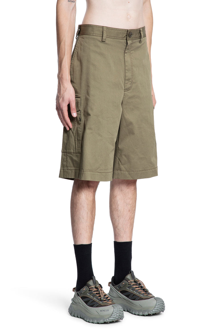 Cotton Gabardine Cargo Shorts