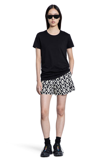 MONCLER WOMAN BLACK&WHITE SHORTS