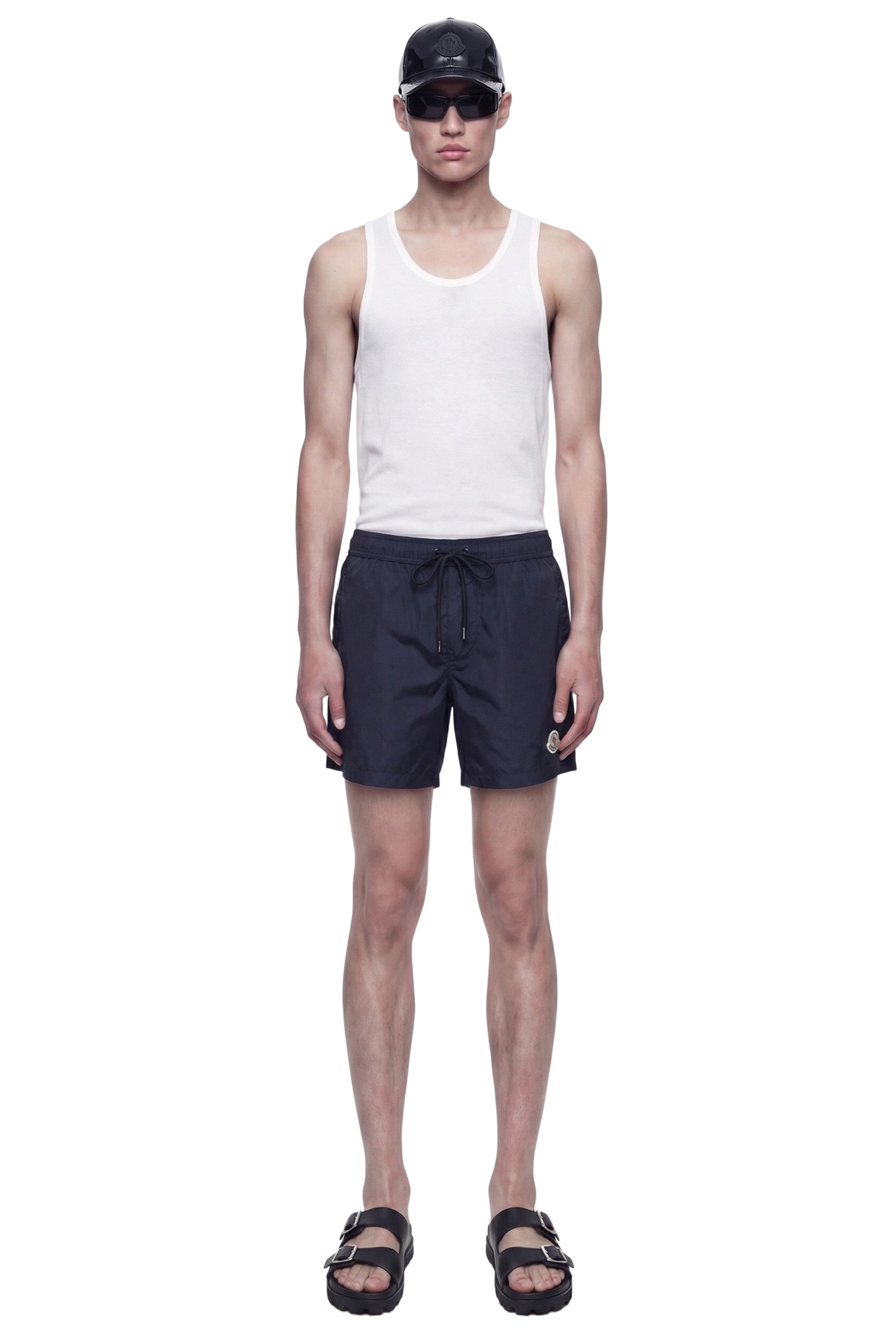 Logo Patch Swim Shorts