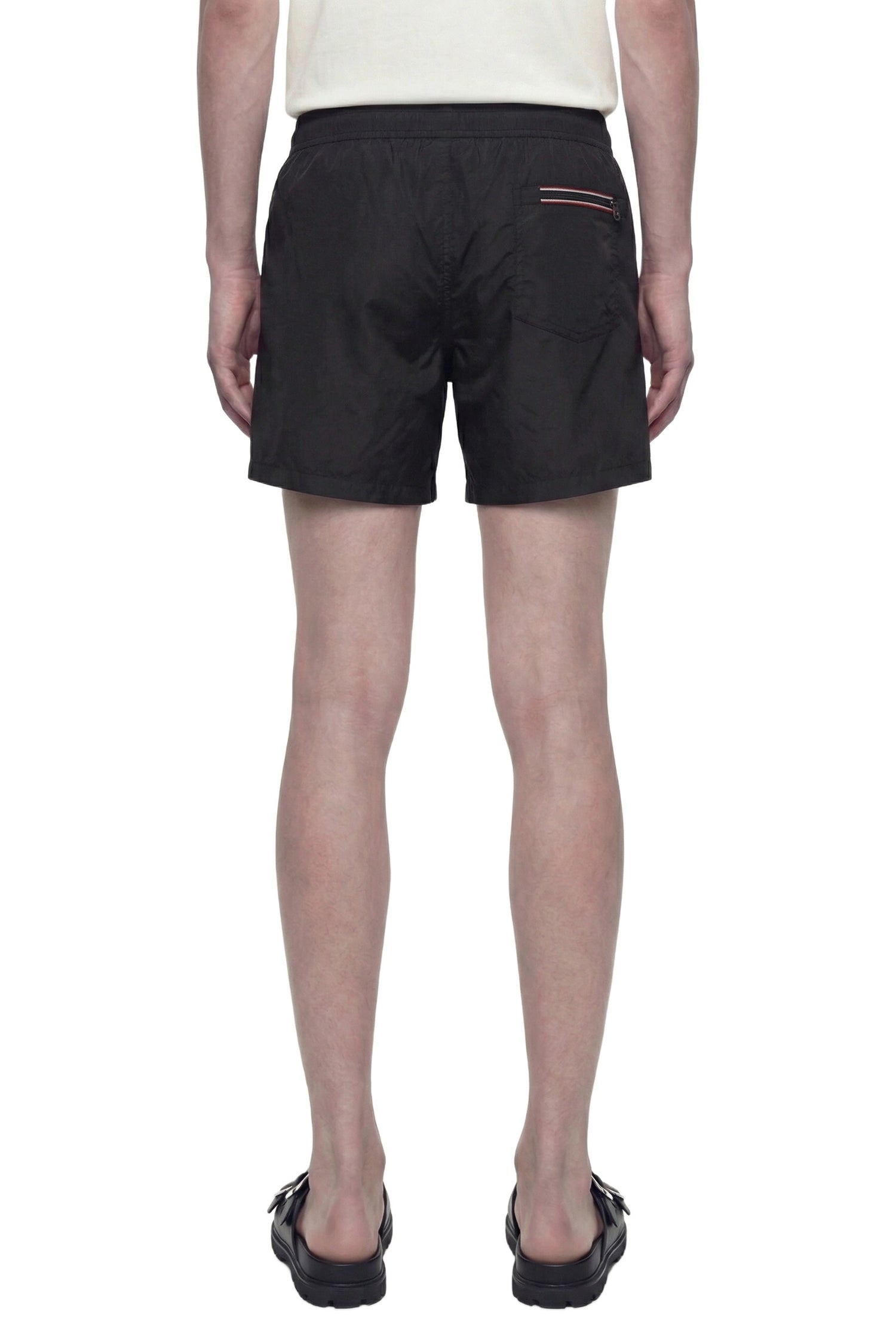 MONCLER Logo Patch Swim Shorts man