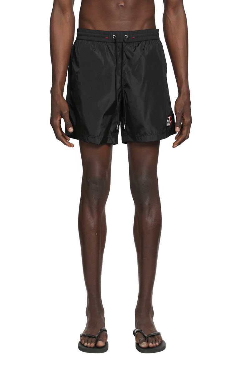 
              MONCLER Logo Patch Swim Shorts man
            