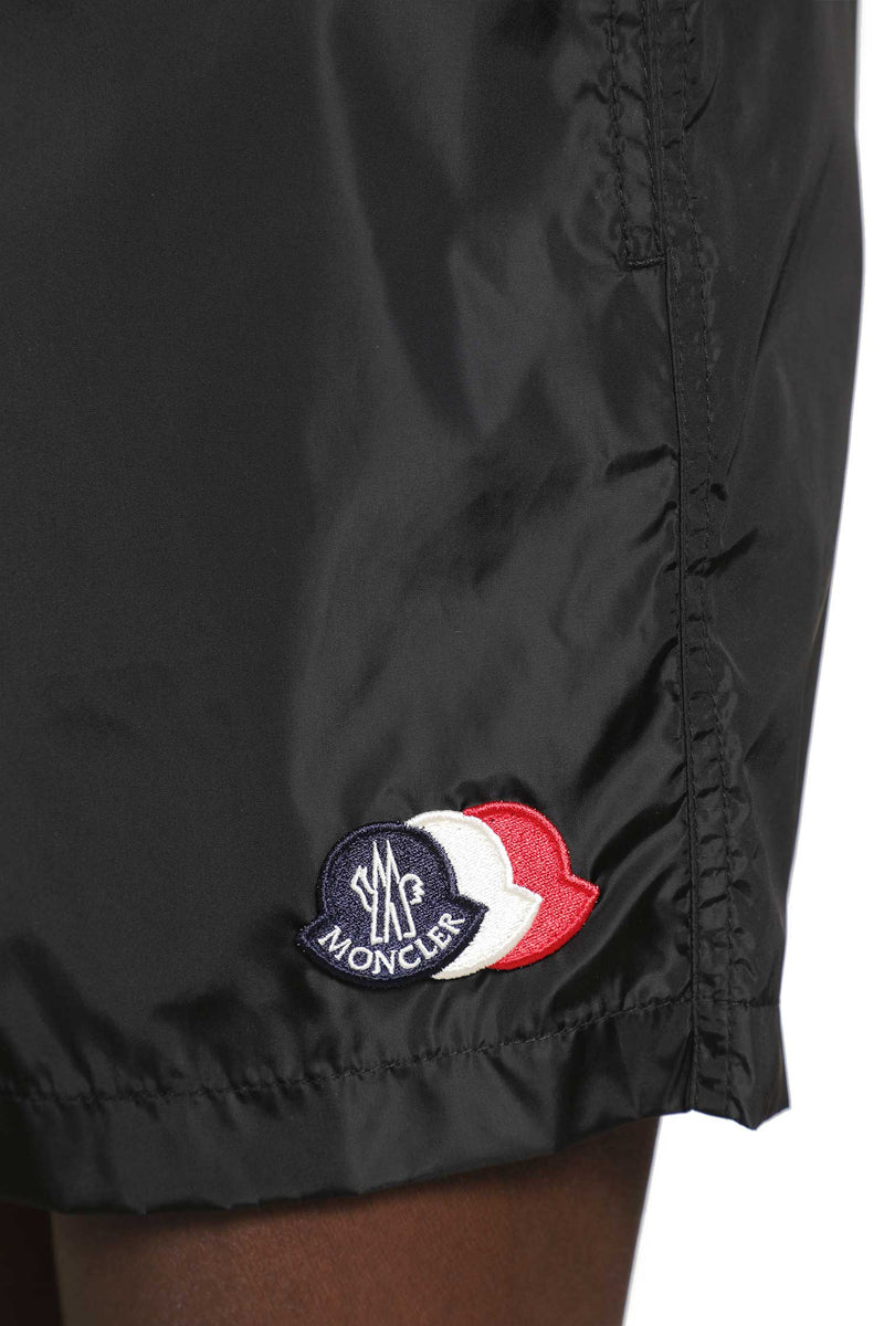 MONCLER Logo Patch Swim Shorts man