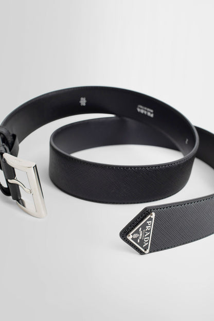 PRADA MAN BLACK BELTS