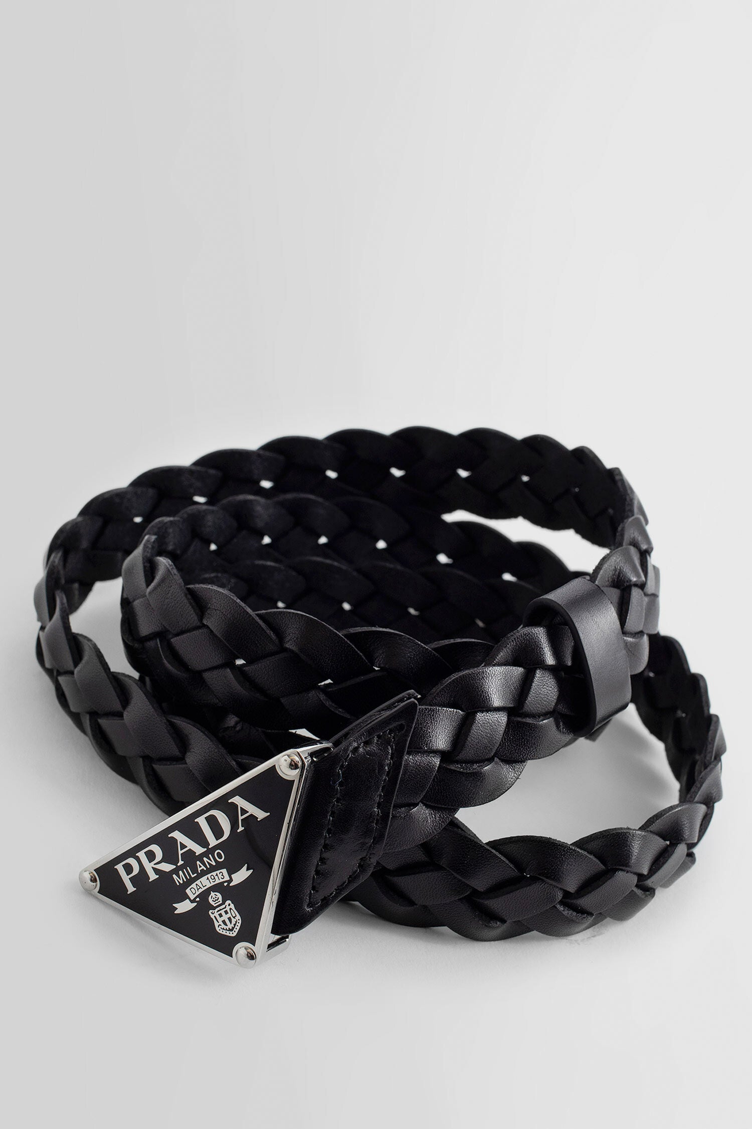 PRADA MAN BLACK BELTS