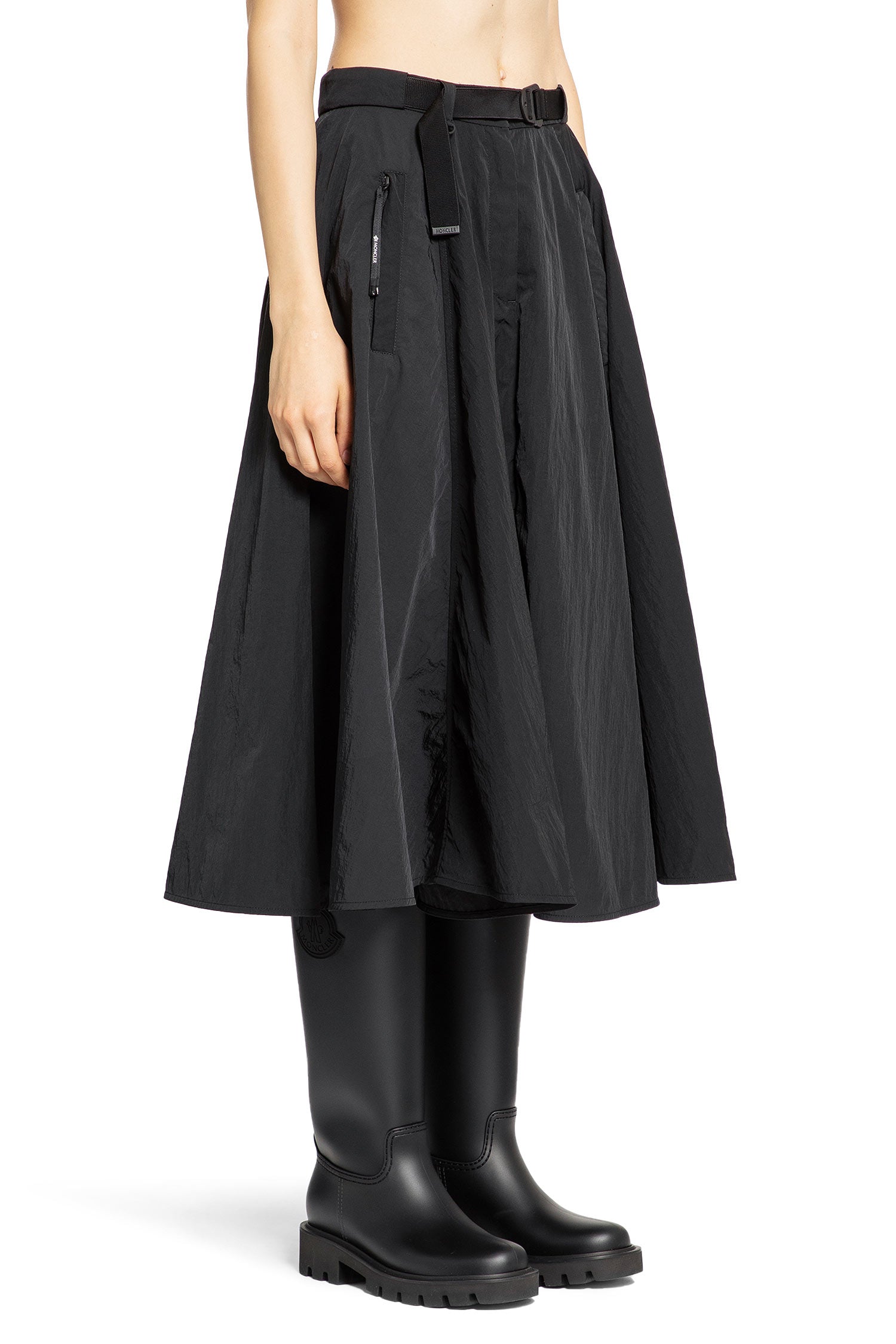 MONCLER WOMAN BLACK SKIRTS