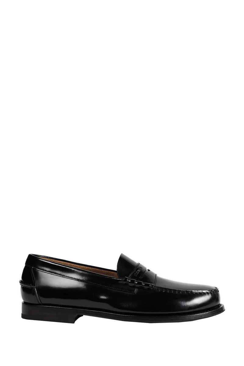 PRADA Brushed Leather Loafers man