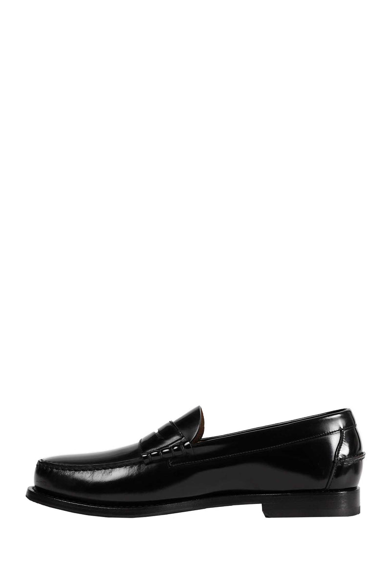 PRADA Brushed Leather Loafers man